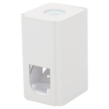 FAmILyLIFE 生活 航太鋁無痕壁掛自動擠牙膏器 無痕貼款 A-246-W  1個  簡約白
