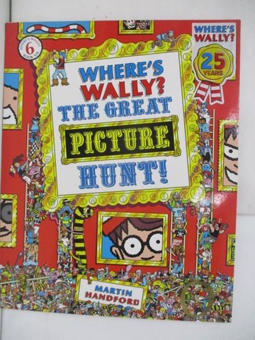【書寶二手書T5／兒童文學_ZIG】Where’s Wally? The Great Picture Hunt_Martin Handford