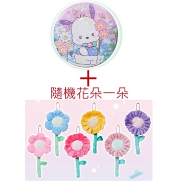 asdfkitty*帕恰狗徽章+隨機絨毛花朵一朵-日本正版商品