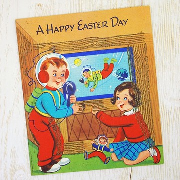 復古風格問候卡