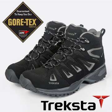 【Treksta 韓國】Nevado Lace Mid 男 GTX 防水中筒健行鞋『黑灰』KR21AM