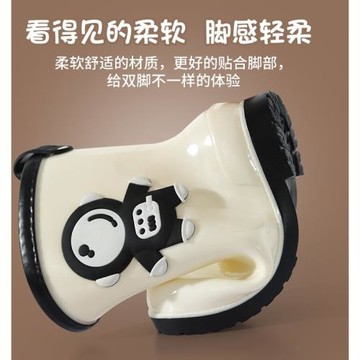 學生防水小孩太空人兒童雨鞋