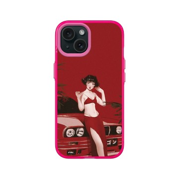 iPhone 15 Clear 粉漾桃 - Janice Sung - Garnet 石榴石