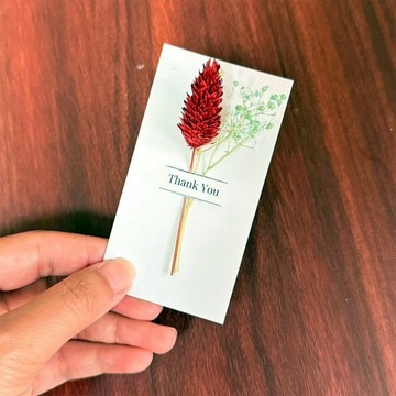 天然乾燥花卡片 I 送禮附卡 I 心意小物 I 桌上禮