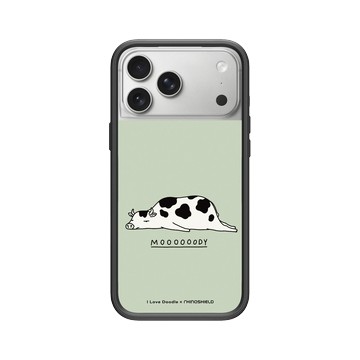 iPhone 17 Pro Max Mod NX -邊框背蓋組合 (相機按鈕) 黑 - ilovedoodle (Lim Heng Swee) - Mooooody 乳牛