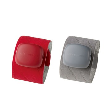 ATEX Lourdes 穿戴式溫熱兩用暖帶(手腕/腳踝) AX-HX408 (北歐灰/櫻桃紅)｜官方旗艦館