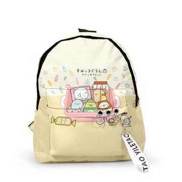 Sumikkogurashi角落生物書包兒童雙肩包旅行背包時尚洋氣大容量22