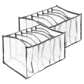 comet Home 衣物收納網布整理盒  2個  混合顏色