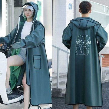 免運💒臺灣熱銷🐬男女雨衣單人長款拉鍊式全身一體式防暴雨電動電瓶車專用防風雨披