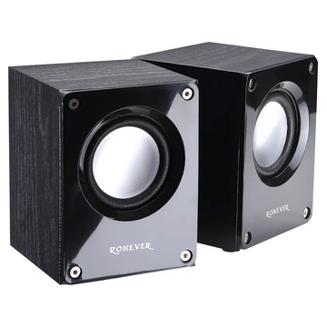RONEVER 木質雙聲道喇叭  MAP153  黑色