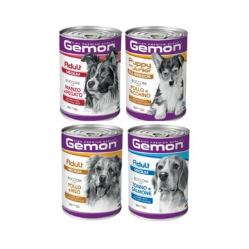 Gemon義大利啟蒙主食狗罐 415g x 12入組(買二件送寵物玩具1個隨機)