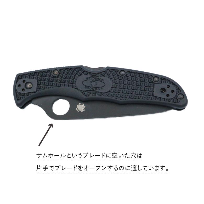 ジーサカイ スパイダルコ Spyderco C10PSBBK エンデューラ4 オール