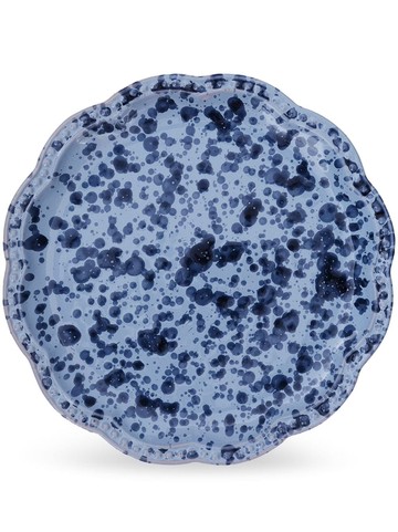 Cabana - Speckled ceramic fruit plate (21cm) - unisex - ceramic - One Size - Blue
