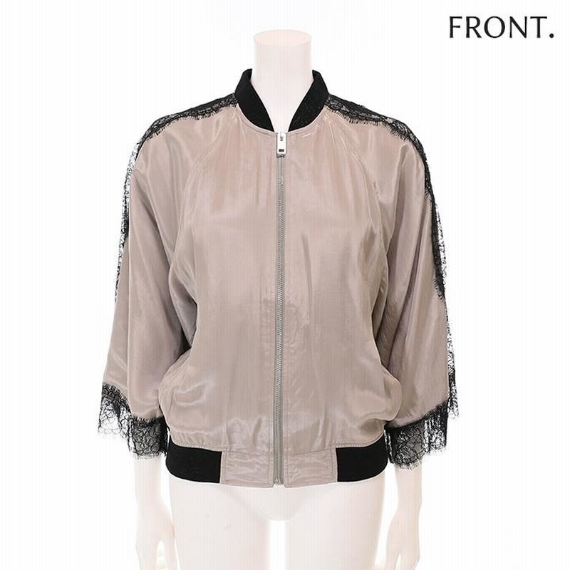 透け感レース ボンバージャケット フリーサイズ SLY | CROPPED BOMBER ジャケット (ブルゾン ) |SHEL'TTER WEBSTORE