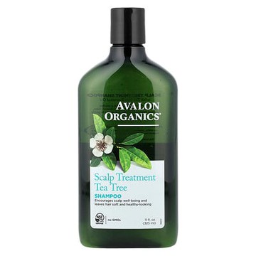 Avalon Organics, 茶樹精油頭皮調理洗髮水，11 液量盎司（325 毫升）