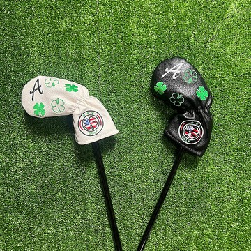 四葉草軟皮球桿套 高爾夫鐵桿套 沙桿套 鐵桿保護套 出口品質