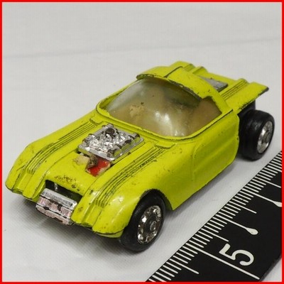 （1921）　ダイカスト製　チミーペアミニカーシリーズ　香港製　Zykmex ZEE Zylmex DYNA-WHEELS D14【TORNADOイエロー】昭和レトロ香港