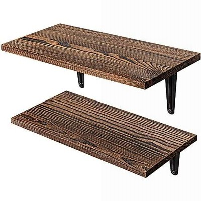 LANARP Wide Floating Shelves,Set of 2,7.8 Inch Deep Wall Shelf for Bedroom,Wall Mounted Large Storage Shelf for Room/Kitchen/Office