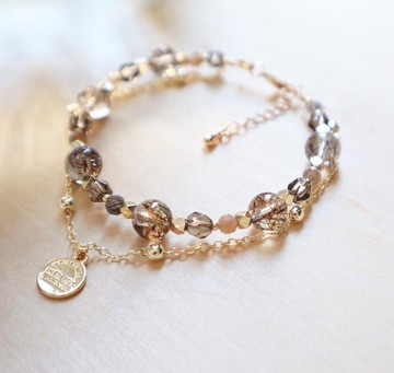 安夏|黑金超七|茶晶|手鏈|旺財|提升信心|靈活思維|招貴人