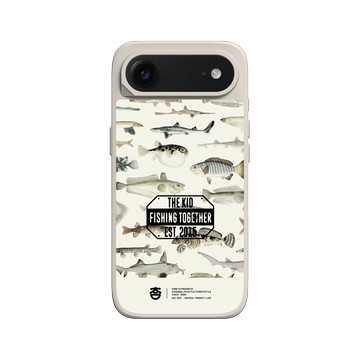 iPhone Air SolidX 貝殼灰 - KID - 魚群圖鑑