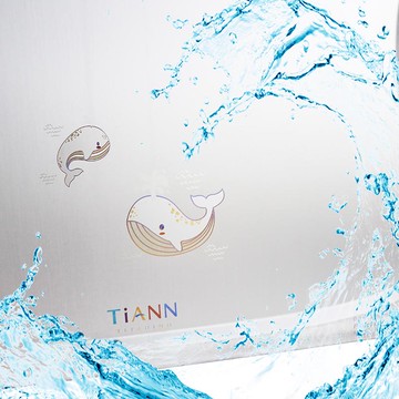 熱銷萬片｜純鈦砧板 鯨魚款 (質輕抗菌好洗)多國專利證書 【母子鯨魚】鈦砧板