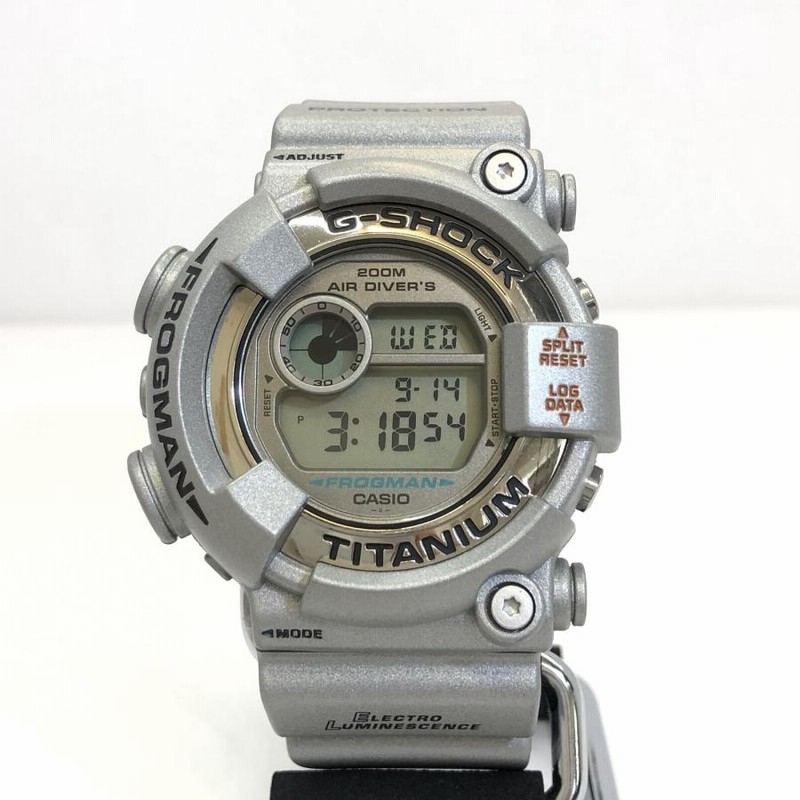 極美品 G-SHOCK ジーショック CASIO カシオ 腕時計 DW-8201GF-8 フロッグマン FROGMAN シルバー デジタル  RY6609M | LINEショッピング