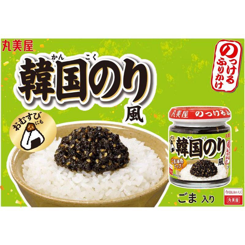 丸美屋食品工業 のっけるふりかけ 韓国のり風 100g ×6個