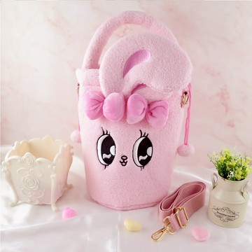 TOYZEROPLUS 艾絲樂小兔絨毛雙耳手提袋ToysRUs玩具反斗城