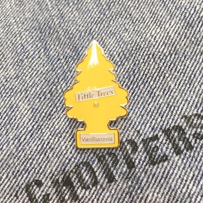 Little Tree リトルツリー エナメル ピンズ ピンバッジ ロゴ バニラロマ アメリカン雑貨 LINEショッピング