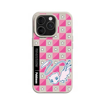 iPhone 16 Pro SolidX 貝殼灰 - 寶可夢 Pokemon - 多彩系列-夢幻格紋