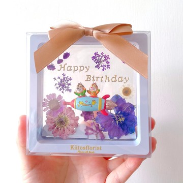 【客製化禮物】Kiitosflorist 永生花觀賞架 - A01款