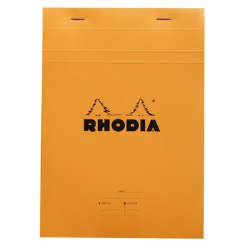 RHODIA N 16 上翻筆記本 橘色 A5 可撕式會議記錄內頁  1本