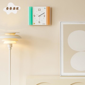免打孔 簡約 現代 鐘表 客廳 掛鐘 家用 創意 輕奢 時鐘[DD0508001]