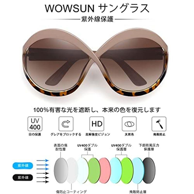 WOWSUN 遮光サングラス UVカット サングラス | viventre.com.br