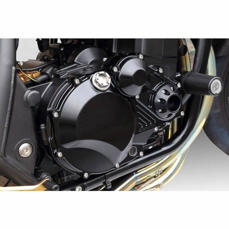 ZRX1200ダエグ クラッチカバー カスタム 改造 （タンク サイドカバー ...