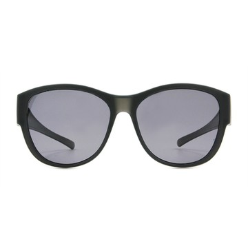 K-DESIGN 套鏡 l 都會時尚波士頓框太陽眼鏡  布魯灰