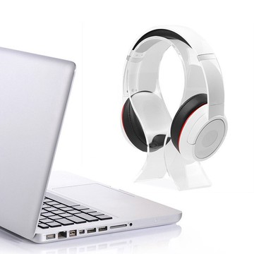 耳機支架   透明頭戴式耳機支架    亞克力耳機展示架【Snowbelle優選】