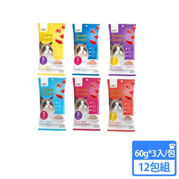 【CATIT】嘿卡堤 海鑽貓餐包 60g*3入*12包組