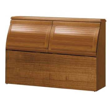 文創集 康順心5尺雙人實木床頭箱(不含床底＋不含床墊)-158x31x100cm免組