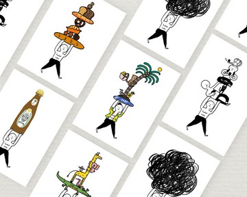 Postcard set "Be bear boy "