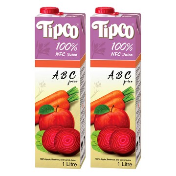 Tipco 100%ABC綜合果蔬汁  1L  2瓶