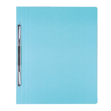 自強STRONG紙質西式卷宗/附壓板/A4橫式/3000/藍