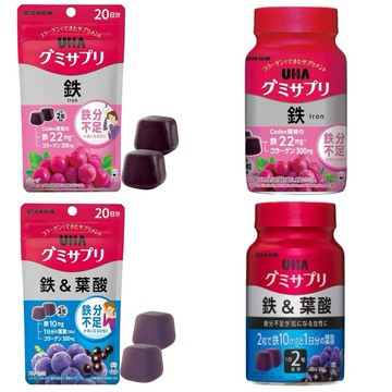 【MODU】 🔆現貨 隔日🔆 UHA味覺糖 鐵 鐵+葉酸 味覺糖
