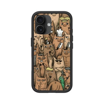 iPhone 16 Mod NX 黑 - 怪奇事物所 Incrediville - 豬事不宜密集恐懼症