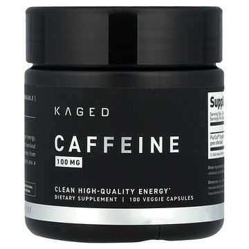 Kaged, 咖啡萃取，100 毫克，100 素食膠囊