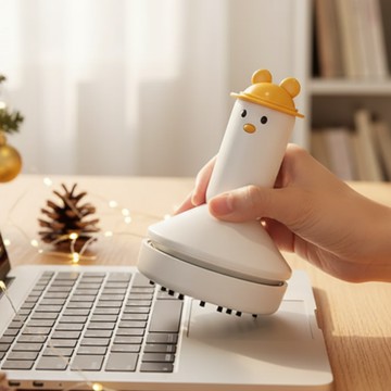 [窩在家]  超方便鴨桌面吸塵器 生日禮物