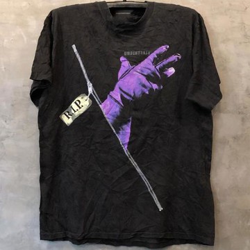 美式職業摔角手送葬者周邊經典潮牌印花短袖vintage古著重磅棉T恤