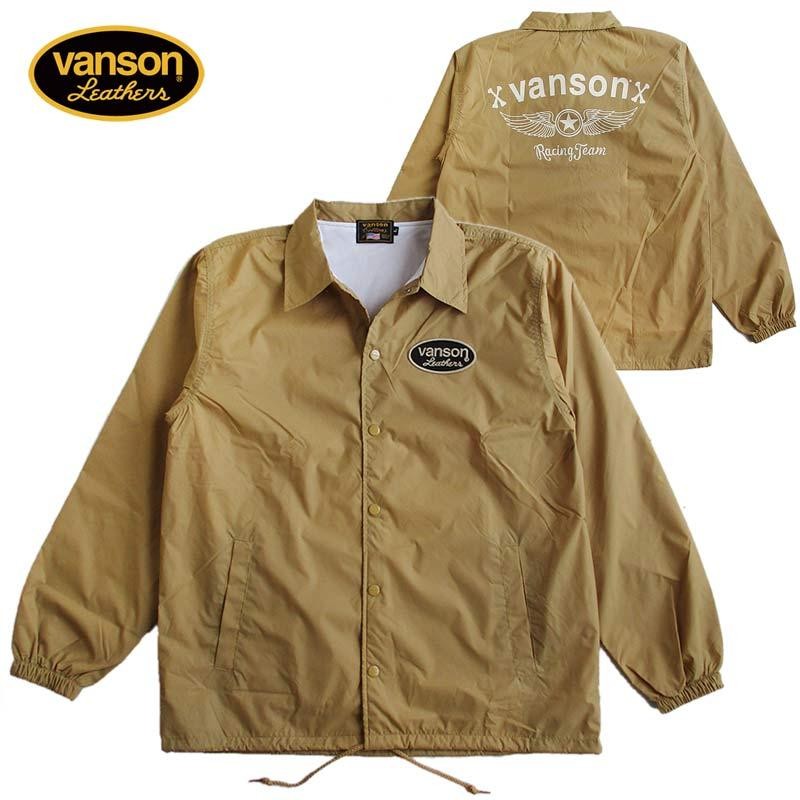 VANSON バンソン ナイロンコーチジャケット メンズ レディース