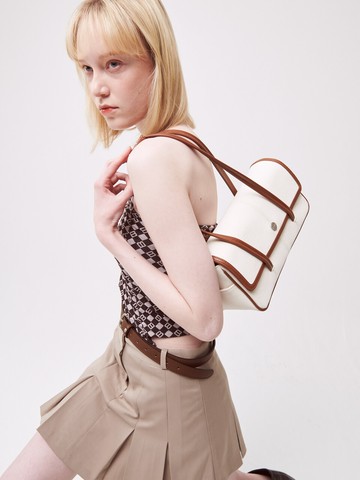 Mignon bag_canvas brown