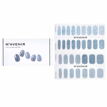 Mavenir Mavenir 指甲貼 (藍色) - # Daily Knit Nail 32pcs-美容工具
